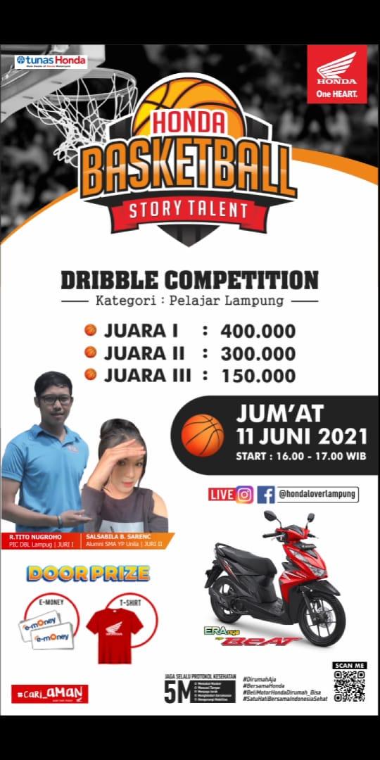 Ayo Bareng Astra Motor Natar Saksikan Honda Basketball Story Talent